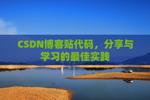 CSDN博客贴代码，分享与学习的最佳实践